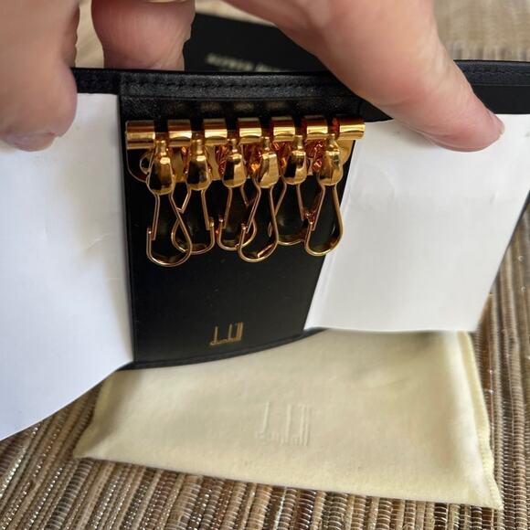 Alfred Dunhill New in box leather keyholder mini wallet - Picture 5 of 12